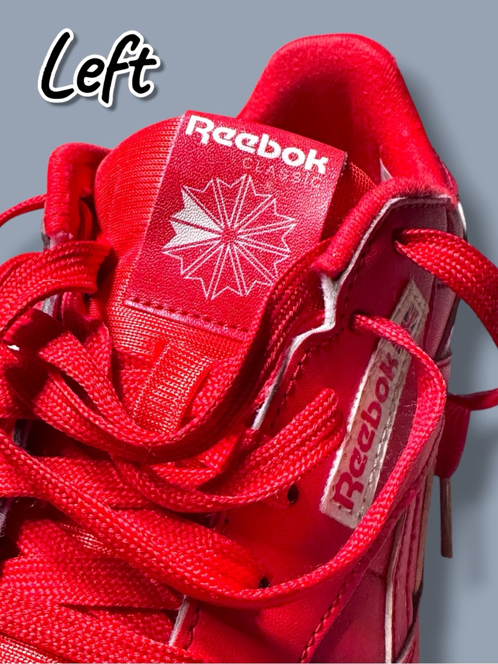 Reebok Popsicle Classic Contrast Label Sneakers in Red. Size W8 M6 - Picture 4 of 13